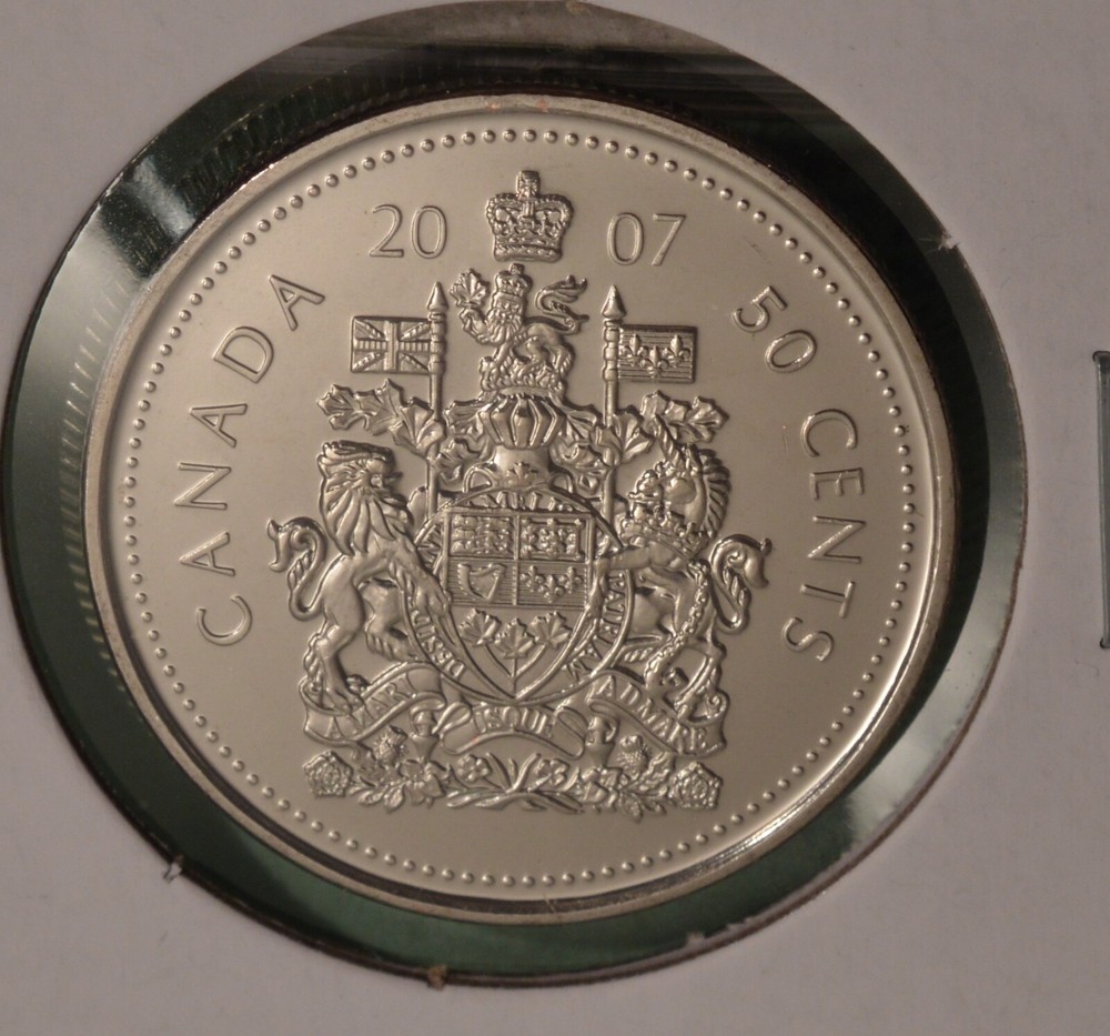2007 Canada Fifty Cent - UNCIRCULATED - from original mint roll