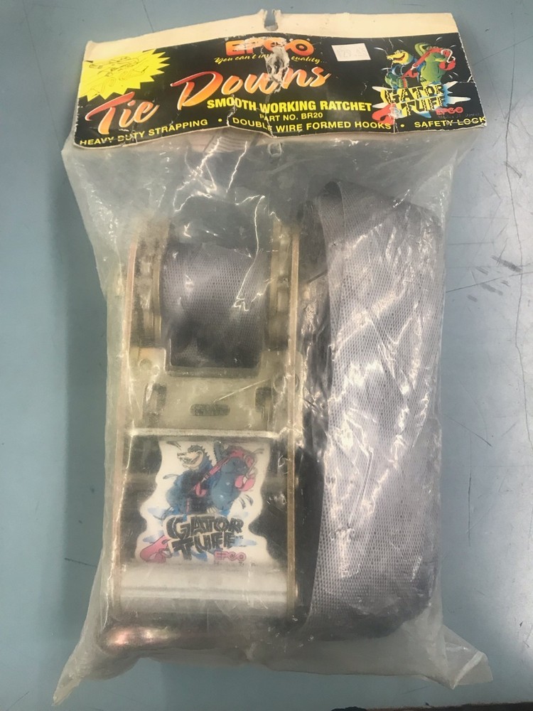 EPCO TIE DOWNS 20FT WITH DOUBLE WIRE FORMED HOOKS #BR20