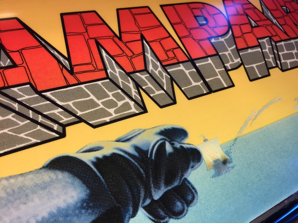 Rampart Arcade Marquee 26" x 8"