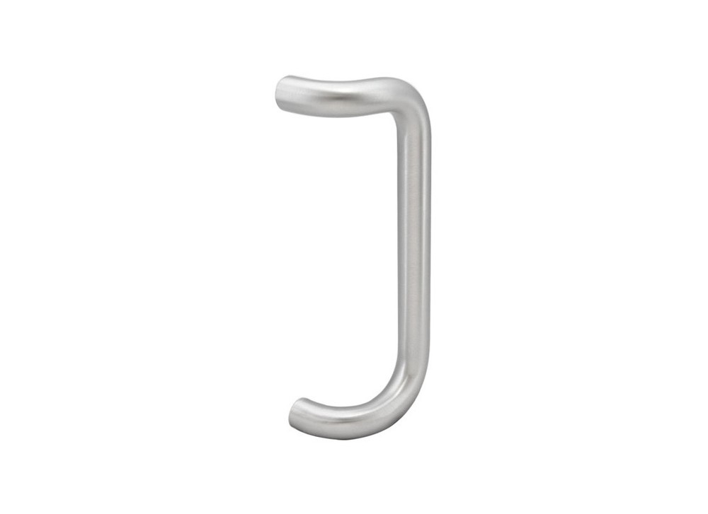 FHC 8914CA Single Offset 10" Pull withThru Bolt - Clear Anodized