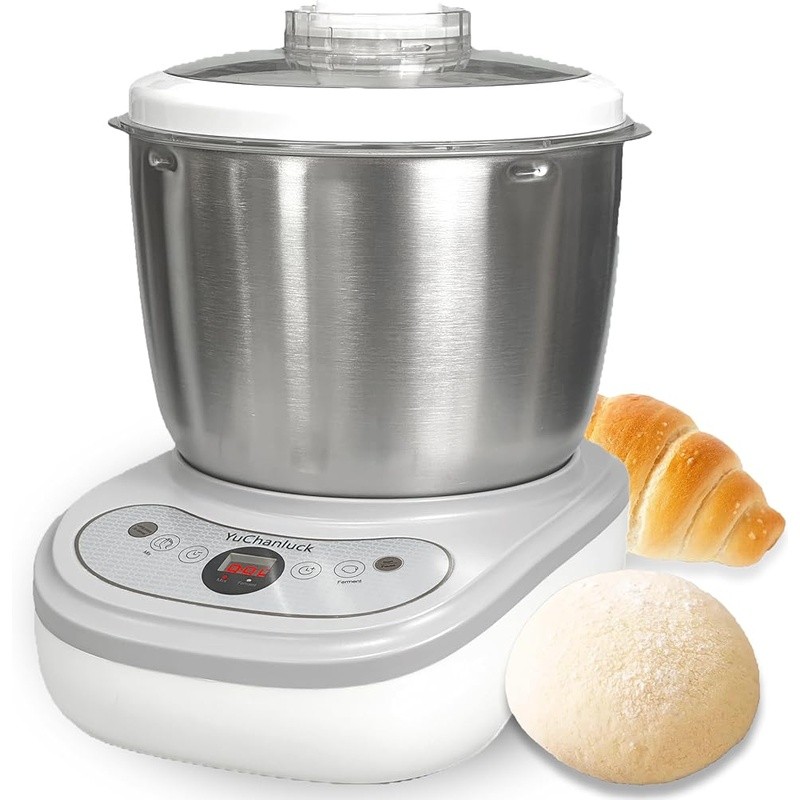 7L Dough Mixer W/ Constant Temperature Fermentation & Auto Shut Off Function New