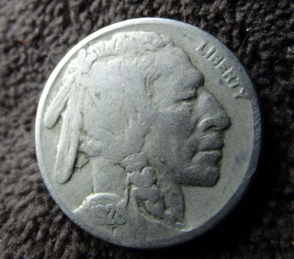 1928  Buffalo Nickel 5-Cent Piece