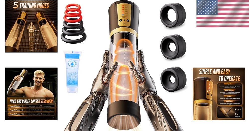 Automatic Male Penis Pump with Five Training Modes for Enhanced Performance
