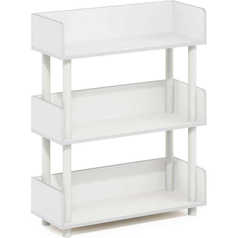 3-Tier Display Rack Storage Shelf Toolless Lightweight Space Saving Organizer US