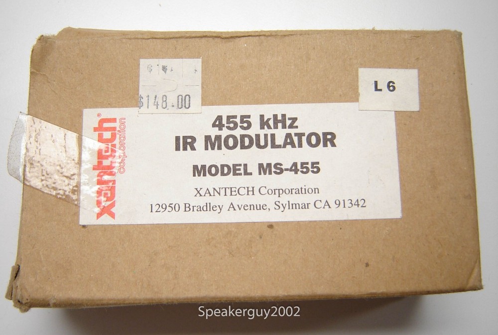 Xantech 455 KHz IR modulator / MS-455