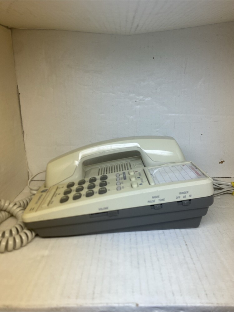 GE #2-9320A Corded Beige Speakerphone