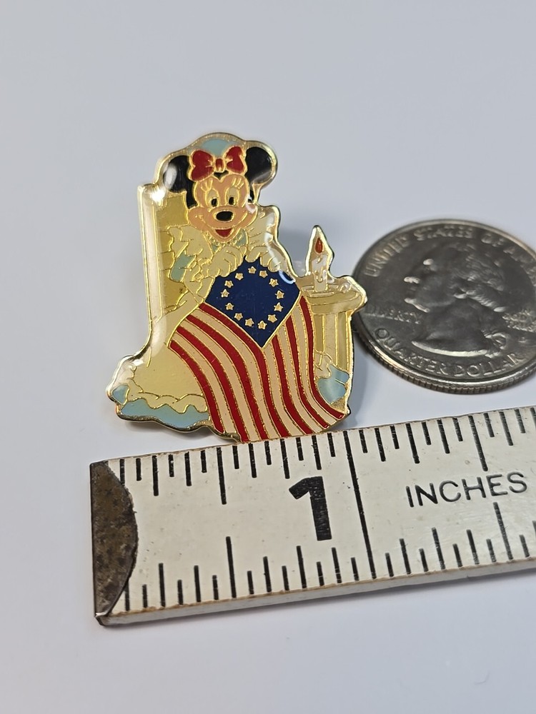 Mini Mouse As Betsy Ross Lapel Pin Patriotic *