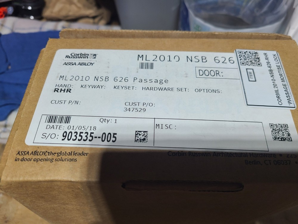 Corbin ML2010 Mortise lock