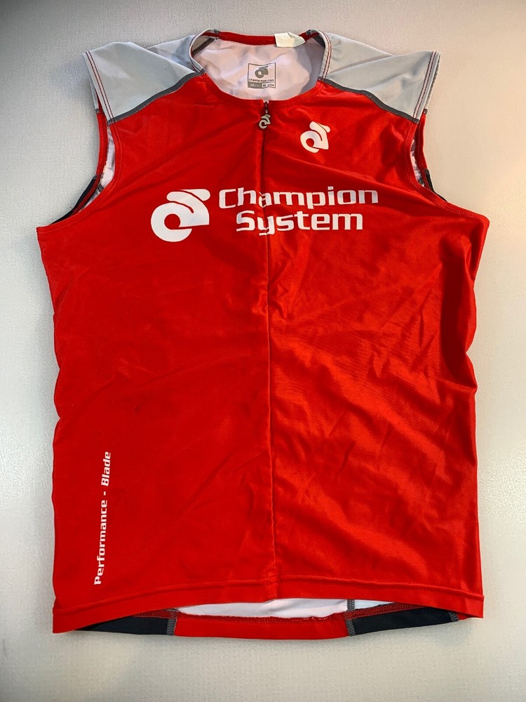 Champion System Mens Blade Long Tri Triathlon Top Medium M (6545-7)