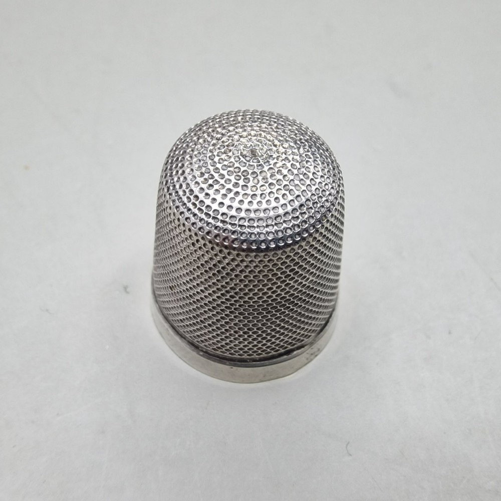 Antique/Vintage 8 Sterling Silver Thimble
