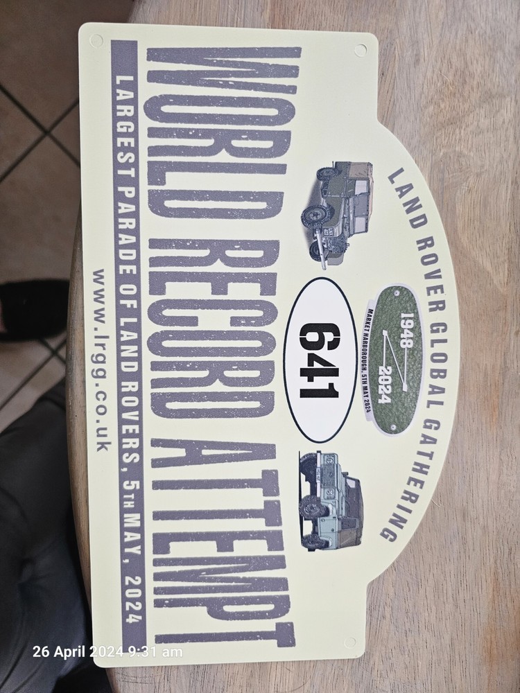 LAND ROVER BADGE