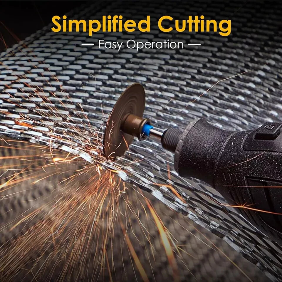 Cutting Wheel Set Compatible with Plastic 44pcs for Rotary Tool, HSS... HISTORY