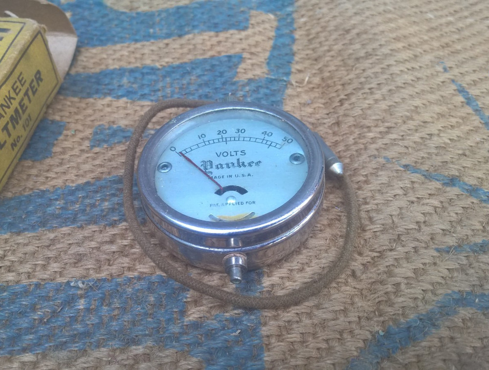 Vintage Yankee Voltmeter No101