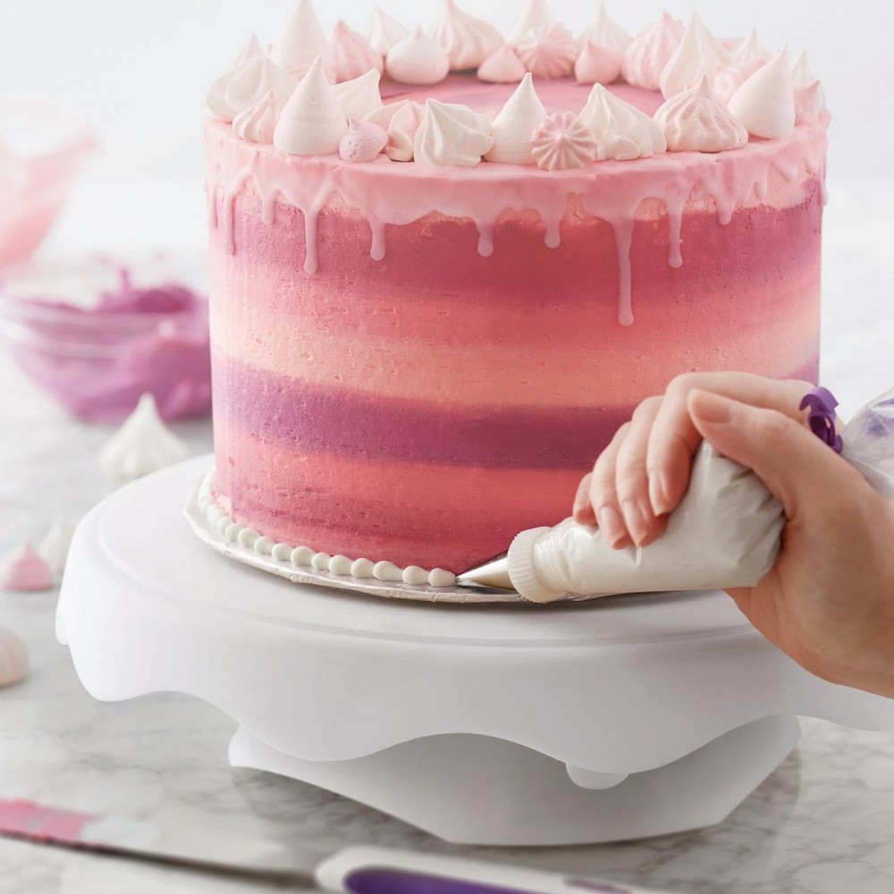 Round Decorating Turntable for Cake Decorating, 12 inch