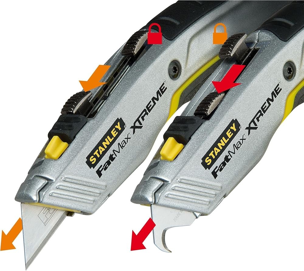 0-10-789 1 Snap Off Knife "Xtreme", Grey