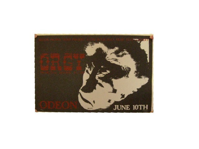 Orgy Silkscreen Poster Gargoyle
