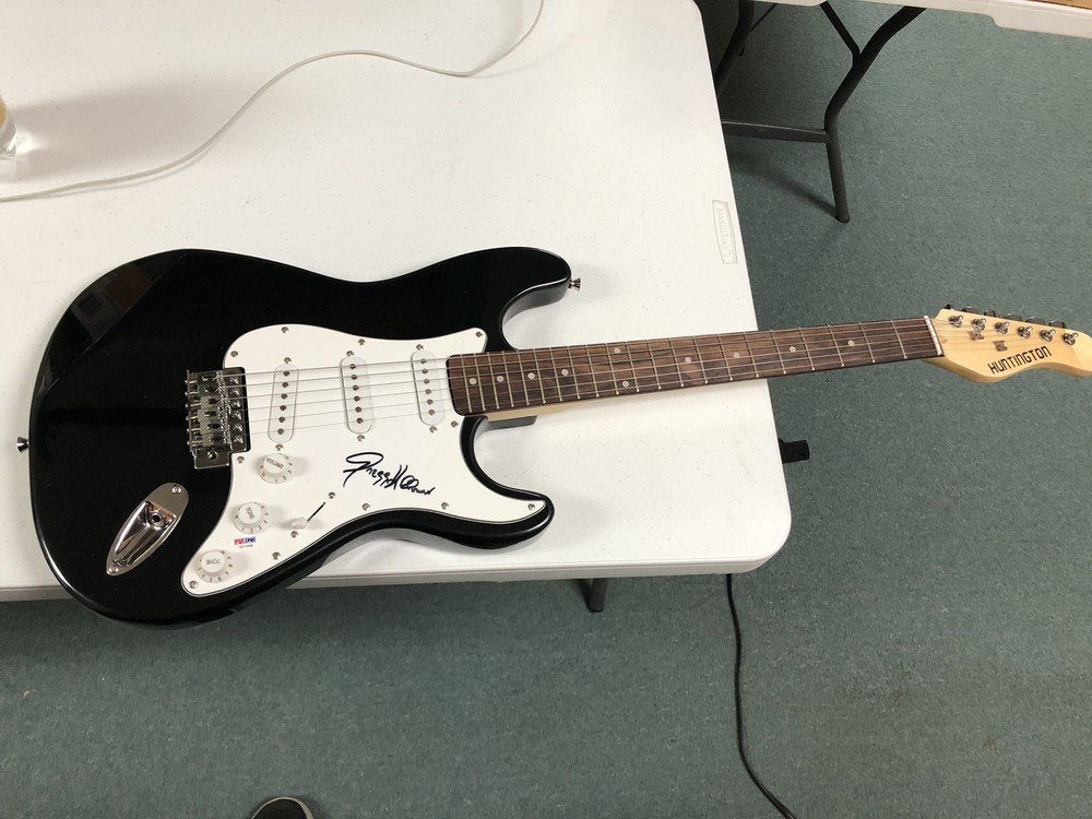 Gregg Allman Signed Full Size Huntington Guitar(PSA)