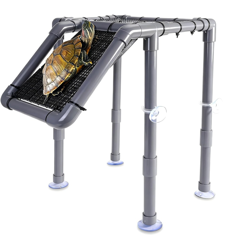 Large Standing Turtle Basking Platform With Ramp 12 Inch Width Resting Area