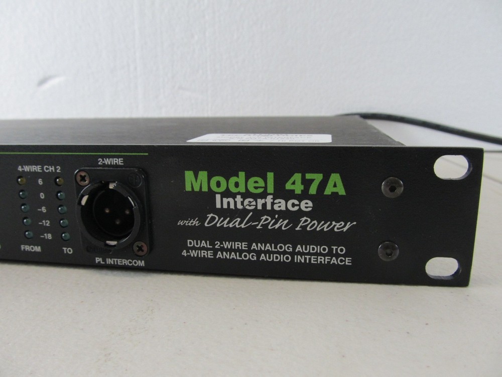 Studio Technologies 47A Interface Intercom Dual 2-Wire to 4-Wire Analog Audio
