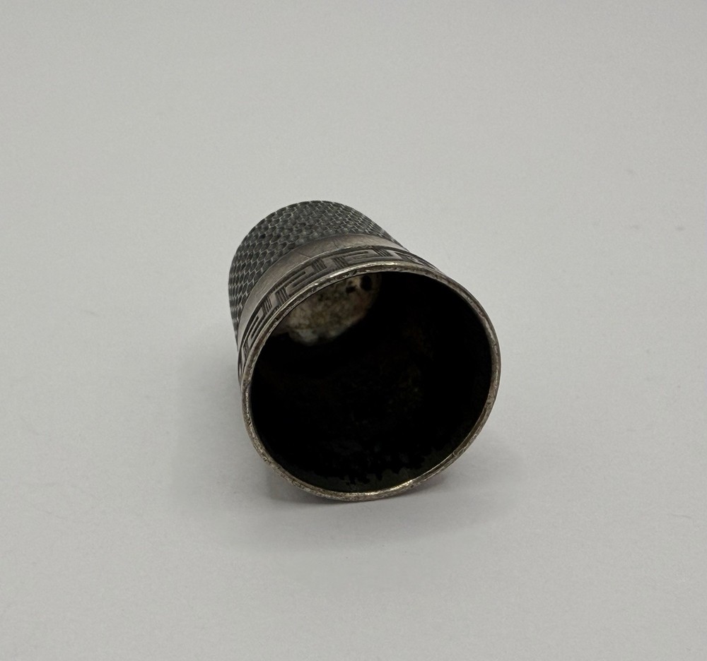 Vintage Sterling Silver Thimble #9