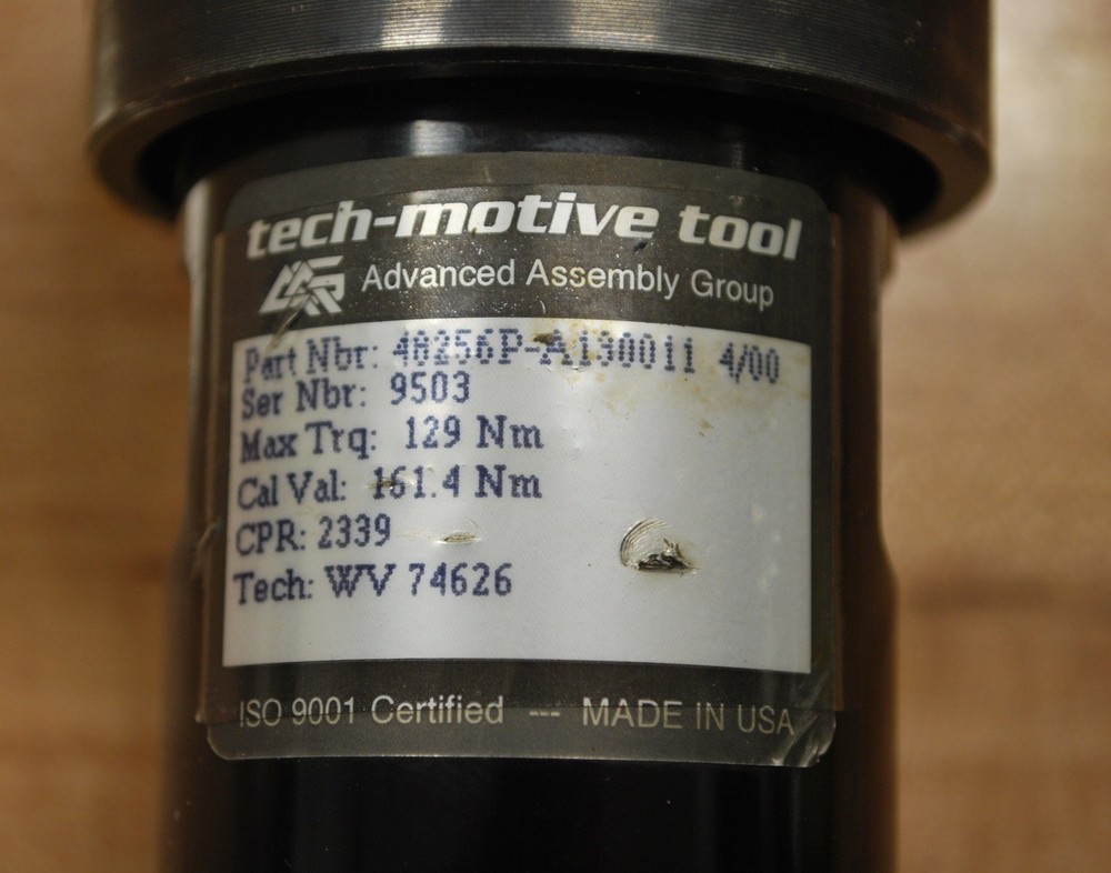 Tech-motive Tool 48256P-A130011 Nutrunner - USED