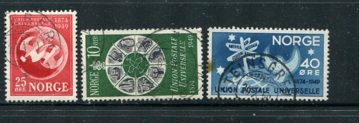Norway #299-301 Used