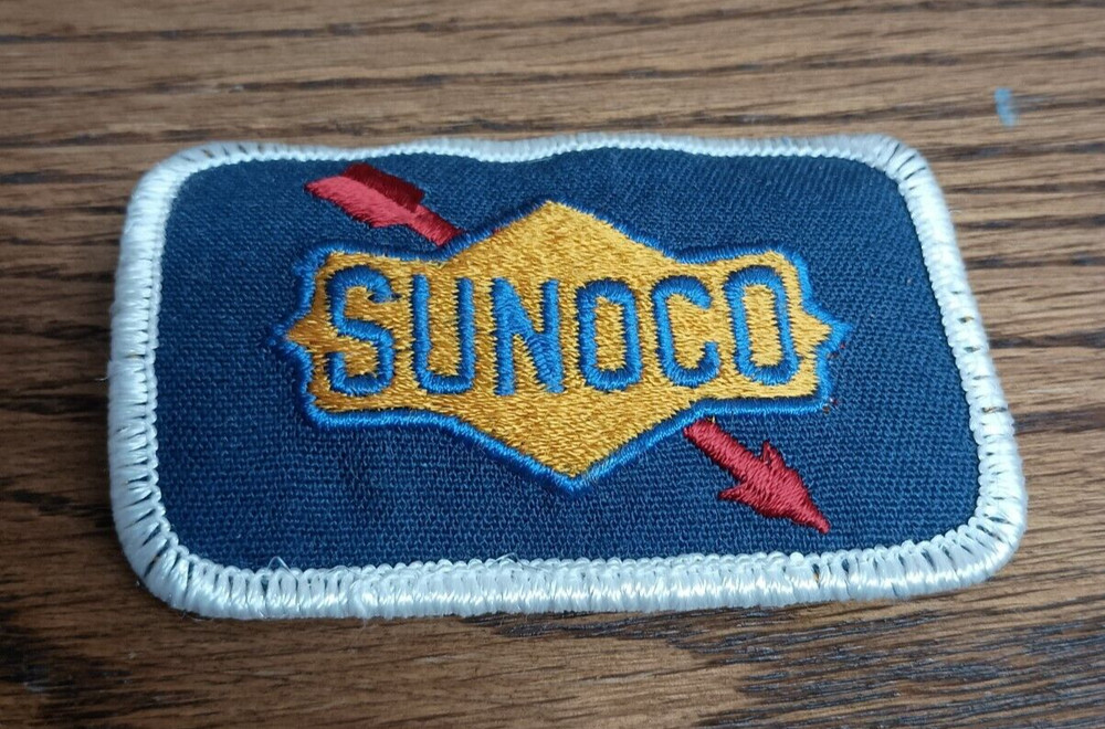 Sunoco Gasoline Attendant Patch Vintage Blue Version