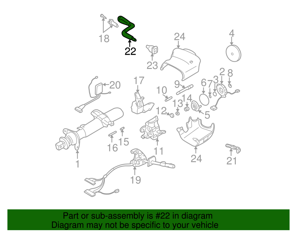 Genuine GM Shift Lever 19431842