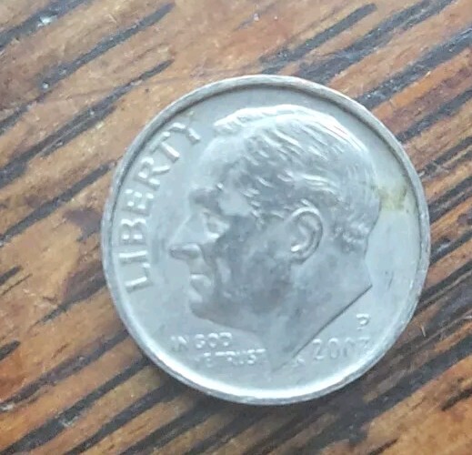 ERROR!!💰 RARE!!🔥 Roosevelt Dime Struck On Wrong Planchet!!