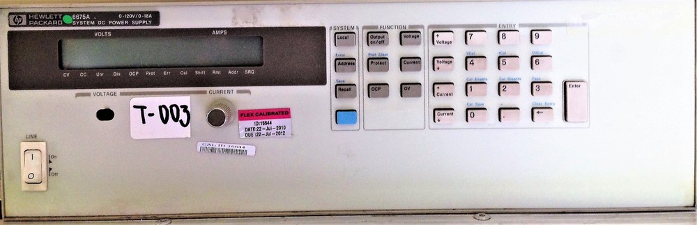 HP 6675A System DC Power Supply
