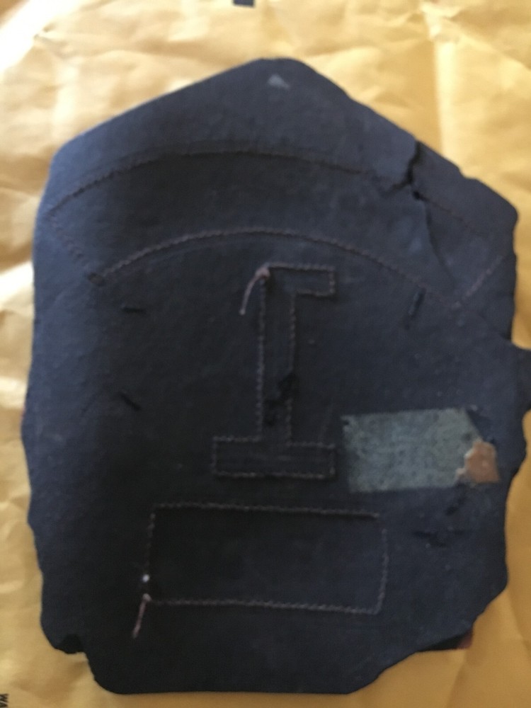 engine 1 Edgewater Fire Department Leather Helmet Front Device