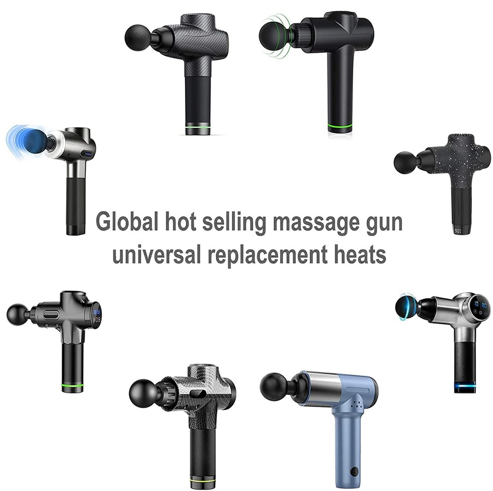 6 Pack Massage Gun Heads for Hypervolt Go Deep Tissu
