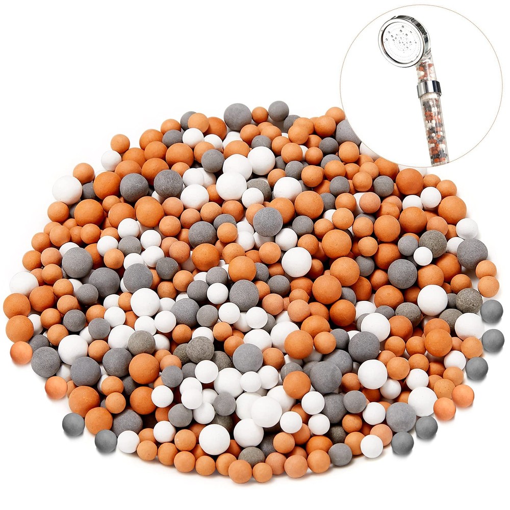 Honoson 6 Pack Replacement Shower Filter Beads Anion Diameter 5 - 6,7 - 8 mm