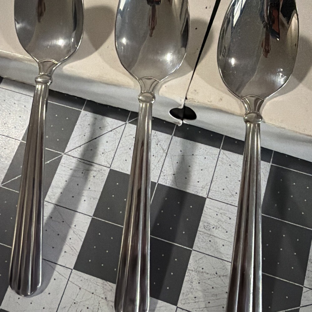 Oneida Unity (4) Teaspoons Stainless Flatware Replacements USA - Set Of (4)
