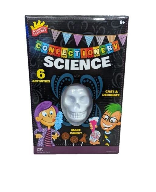 Kid's Candy SCIENCE KIT-Create Rock Candy, Sugar Skulls&Lollipops-Includes MOLDS