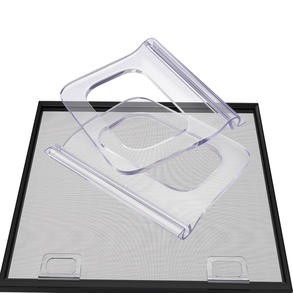 Universal Clear Window Screen Pull Tabs - 20 Pack, Durable Weather-Resistant Lif