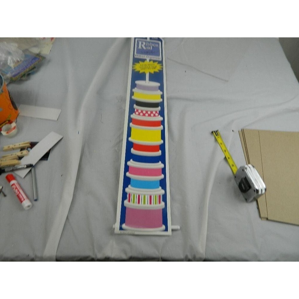 Hanging ribbon spool organizer NWT