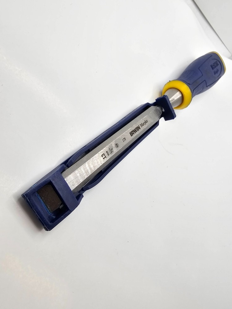 ( QTY 3 ) Irwin Marples 1/2" Precision Woodworking Chisel, Resin Handle 13mm
