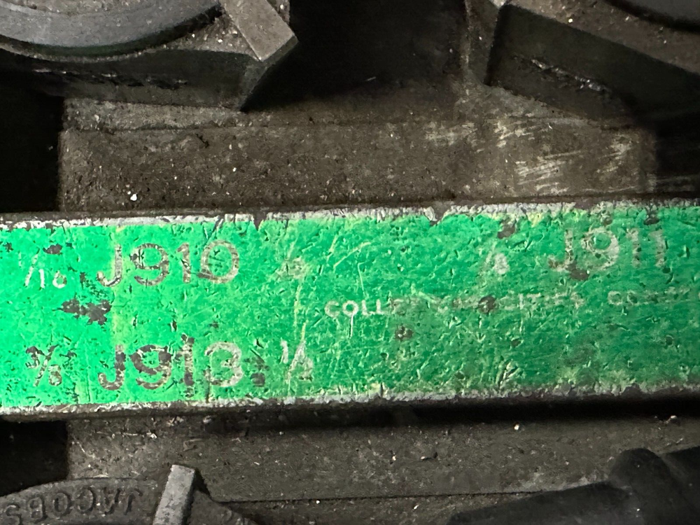 Jacobs Spindle Nose Lathe Chuck Model 91-C4 w/11 Collets