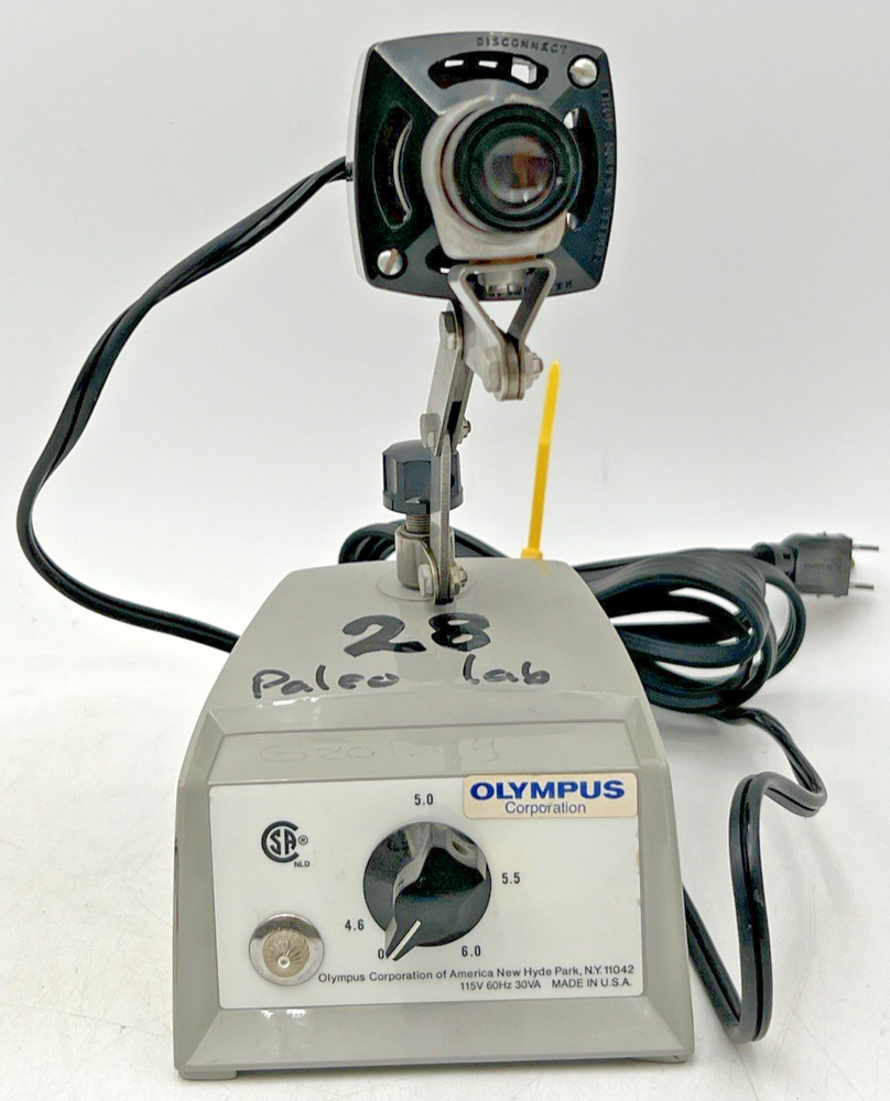 OLYMPUS MICROSCOPE ILLUMINATOR TRANSFORMER ADJUSTABLE VARIABLE INTENSITY