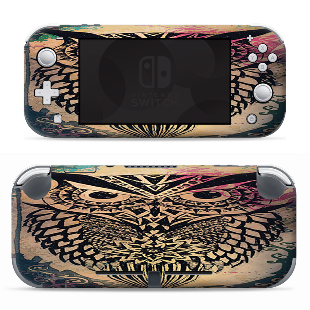 Skins Decals wrap for Nintendo Switch Lite - Tribal Abstract Owl