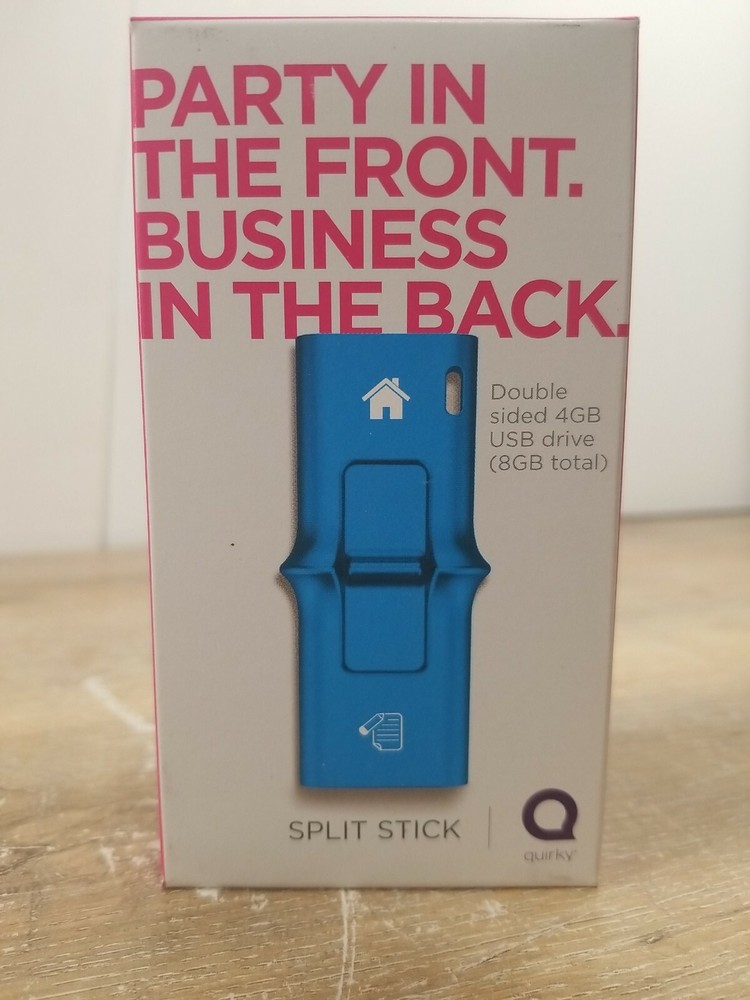 (2 packs) Quirky Split Stick USB Drive 8GB