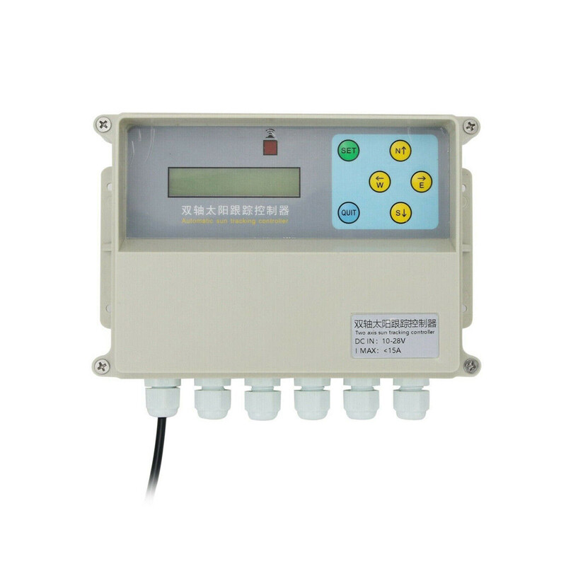 Dual Axis Solar Tracker Controller w/Remote Control+DC Dual Axis Gimbal X/Y-axis