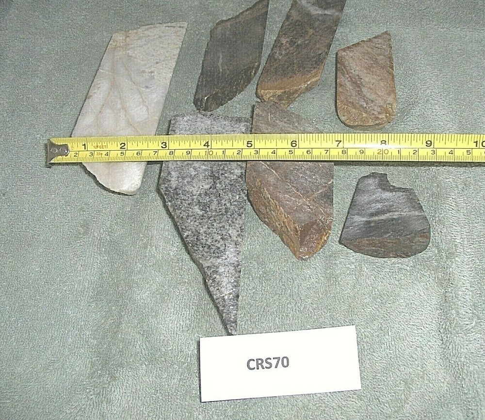 Split Drill Core Samples From Alaska Gold Mine 7 Pieces CRS70