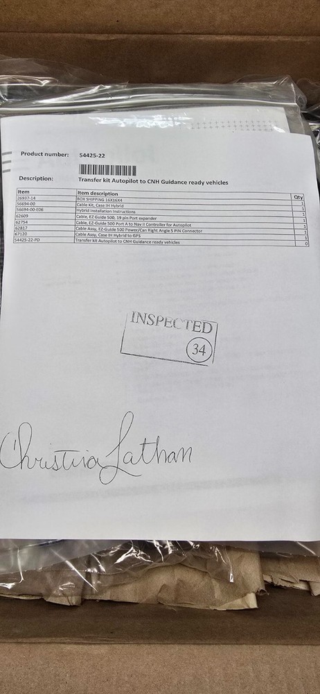 trimble transfer kit autopilot to cnh guidance ready