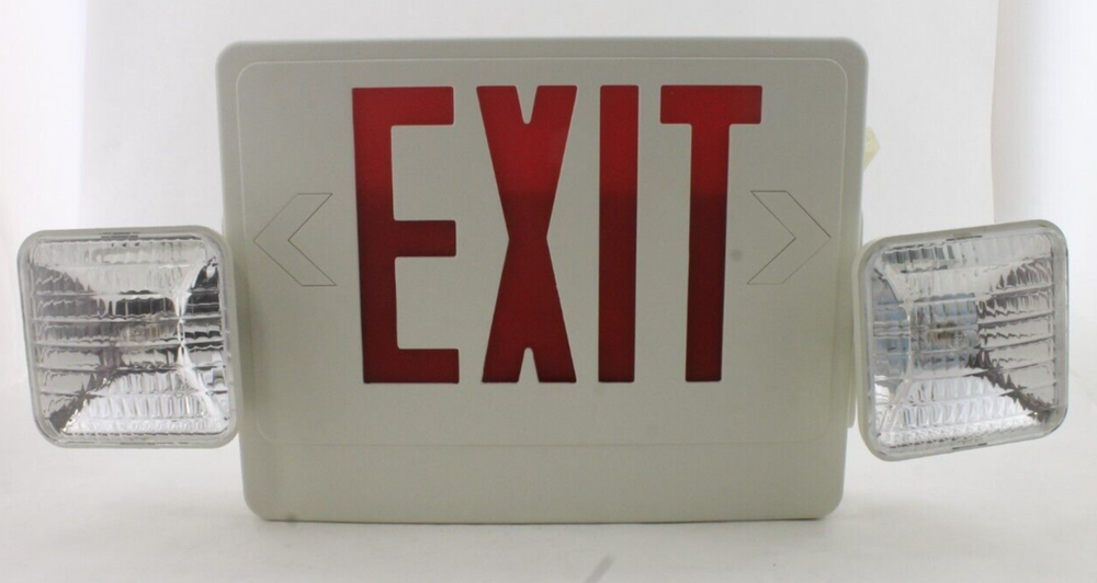 LSI EX R U WB WH PR50R LED Exit Sign