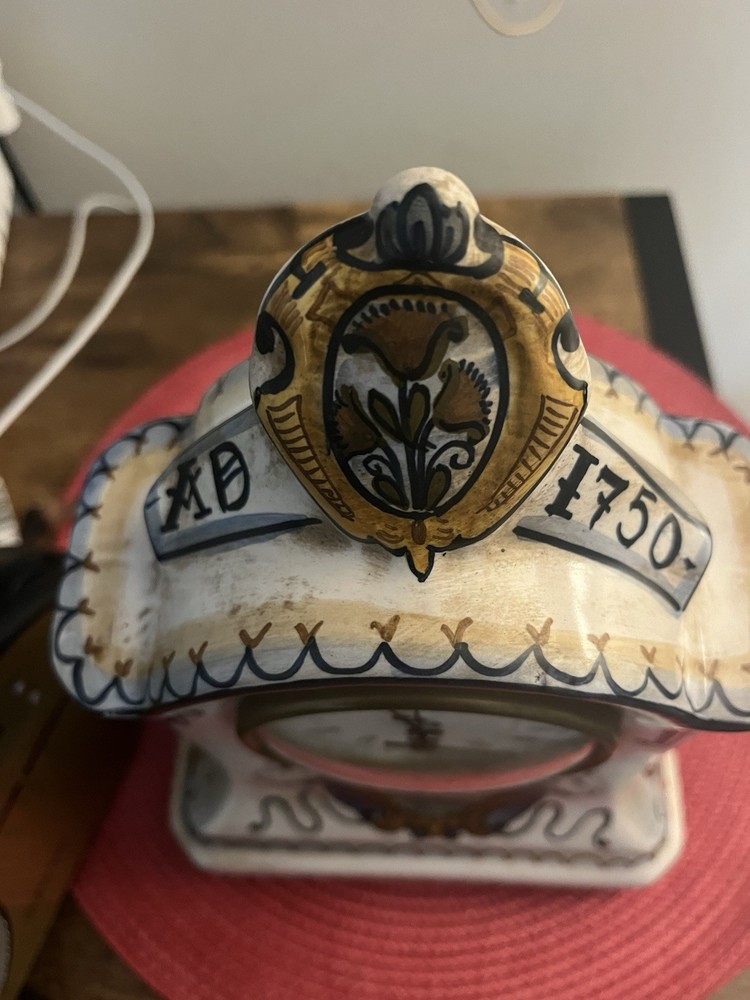 italian porcelain clock