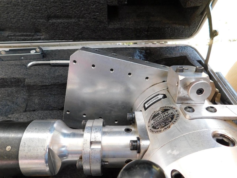 TRI TOOL 206B BEVELMASTER PIPE BEVELER BEVELING MACHINE PORTABLE LATHE SYSTEM