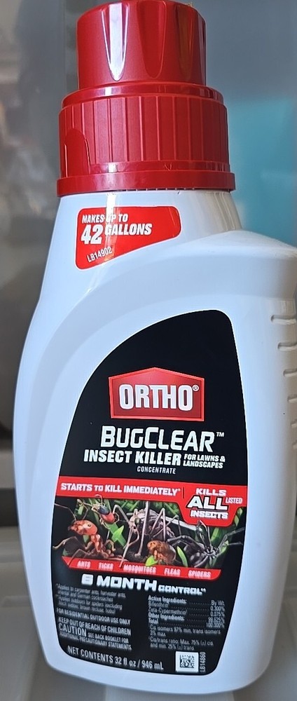 Ortho Insect Bug Killer Concentrate 32oz ~ New ~