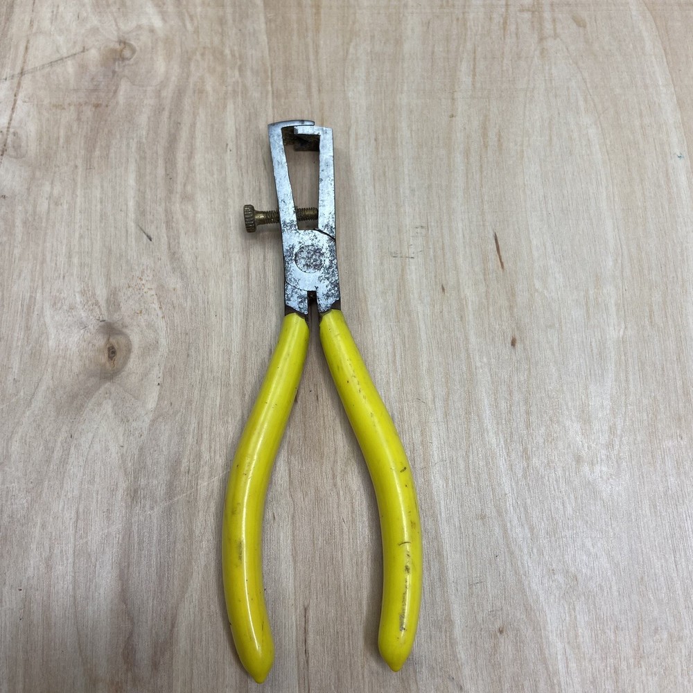 Omega Specialized Cutting Pliers Tool with Yellow Handle (Made in Spain)